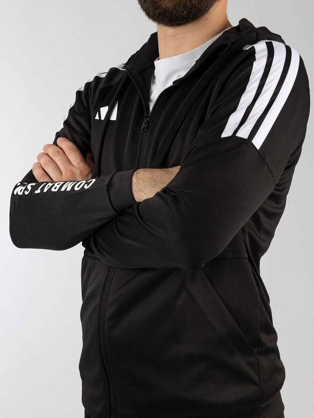 Adidas Trainingsjacke Community Sports - Schwarz/Weiß