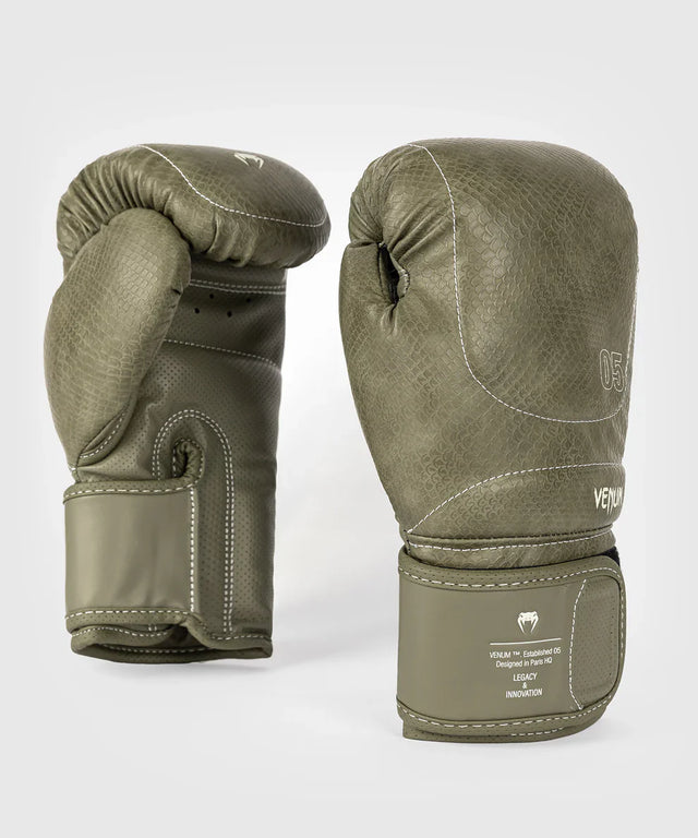 Venum Boxhandschuhe Impact Evo Scales – Armeegrün