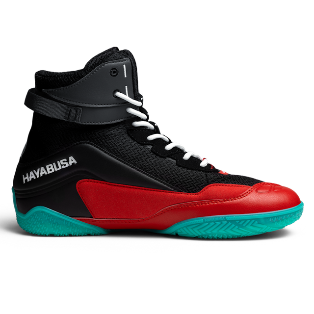 Hayabusa Boxschuhe Talon - Schwarz/Rot/Blau