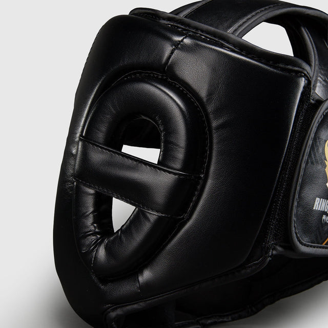 Ringhorns Kopfschutz Charger - Schwarz/Gold