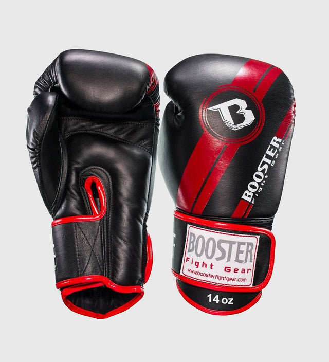 Booster Boxhandschuhe V3 - Schwarz/Rot - The Fight Company Deutschland