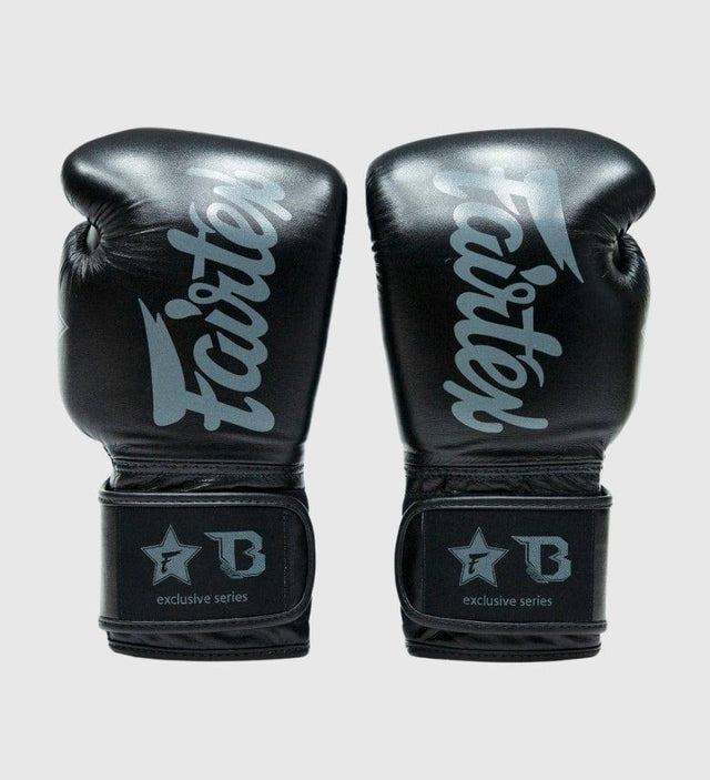 Fairtex Boxhandschuhe FXB V2 - Schwarz/Grau - The Fight Company Deutschland