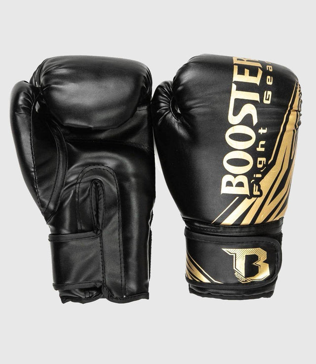 Booster Boxhandschuhe Champion KIDS - Schwarz/Gold - The Fight Company Deutschland