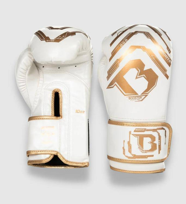 Booster Boxhandschuhe Youth Elite Kids - Weiss/Gold - The Fight Company Deutschland