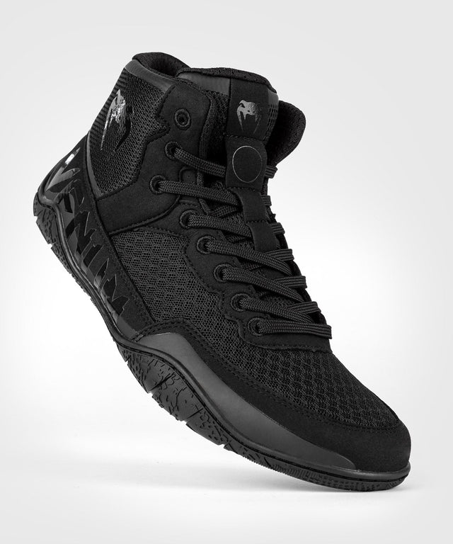 Venum Wrestling Schuhe Elite - Schwarz