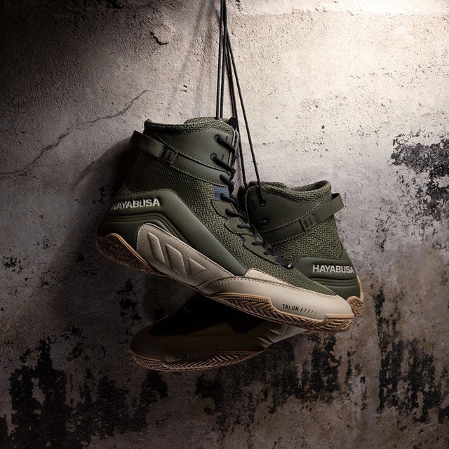 Hayabusa Boxschuhe Talon - Khakigrün/Beige