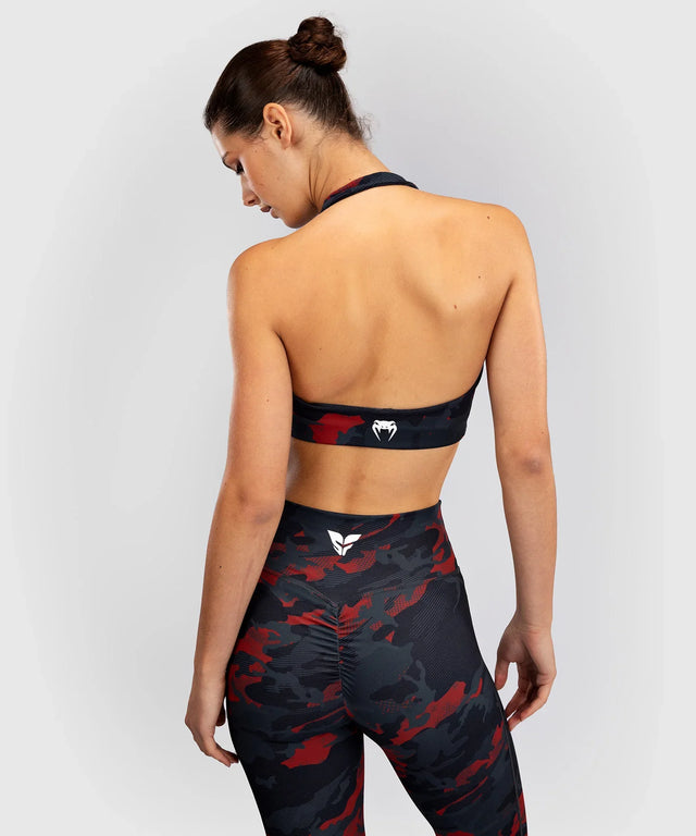 Venum x Sophia Rose Damen Sport-BH – Urban Red Camo
