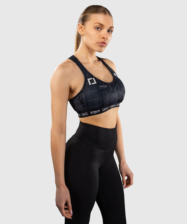 Venum Karate Combat Sport-BH - Schwarz/Grau