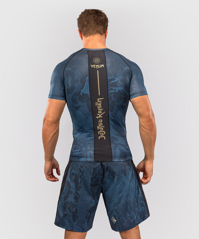 Venum Rashguard Fushiguro Kurzarm - Blau