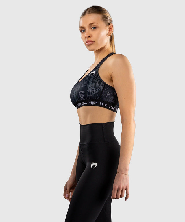 Venum Karate Combat Sport-BH - Schwarz/Grau