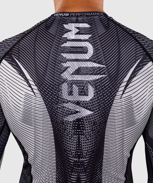 Venum Rashguard Galactic 3.0 Lange Ärmel - Offwhite/Schwarz