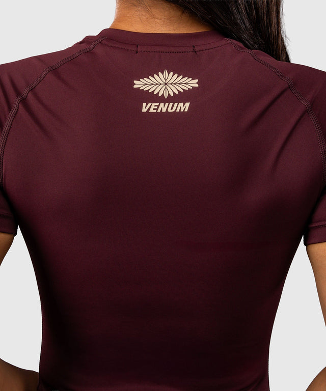 Venum Rashguard Talisman Kurzarm - Pflaume