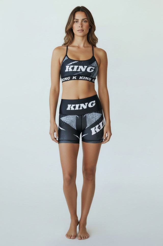 King Pro Boxing Kompressionsshorts Shadow 1 Damen - Schwarz