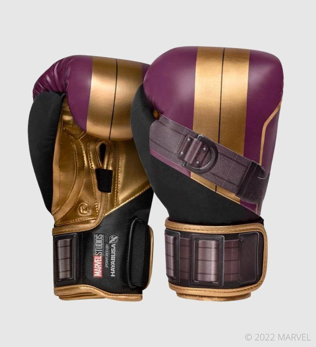 Hayabusa (Kick)Bokshandschoenen Batroc - Paars/Goud/Zwart - The Fight Company Deutschland