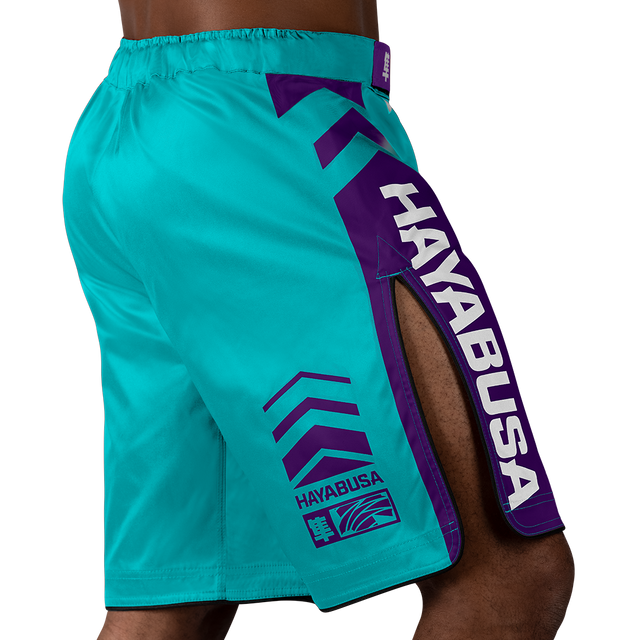 Hayabusa MMA-Shorts Icon Lang - Meergrün