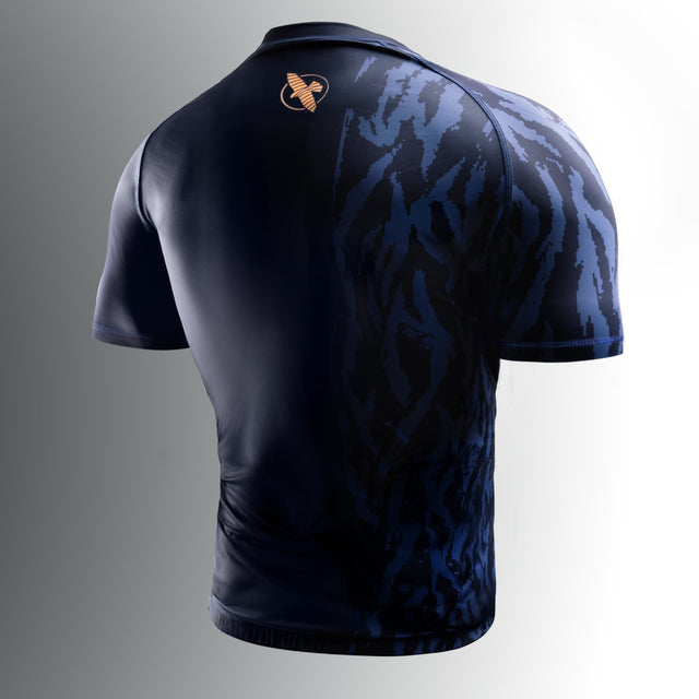 Hayabusa Rashguard Apex Kurzarm - Dunkelblau