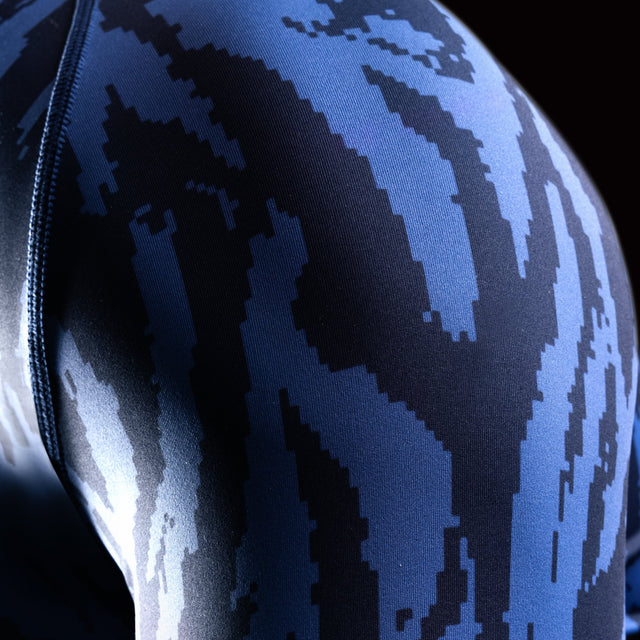 Hayabusa Rashguard Apex Kurzarm - Dunkelblau