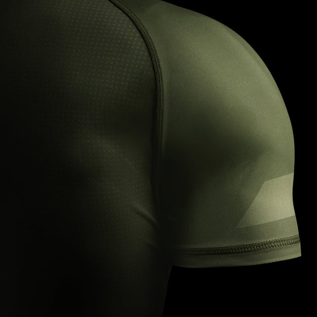 Hayabusa Rashguard Core Kurzarm - Dunkelgrün