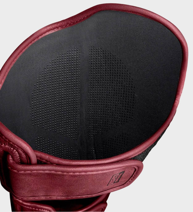 Hayabusa Kickboks Scheenbeschermers T3 LX - Bordeaux Rood - The Fight Company Deutschland