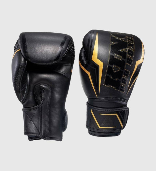 King (Kick)Bokshandschoenen Thor - Zwart/Goud - The Fight Company Deutschland
