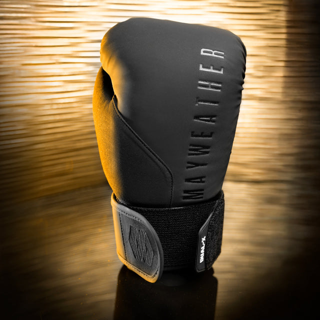 Hayabusa x Mayweather Boxhandschuhe Champ - Schwarz/Schwarz
