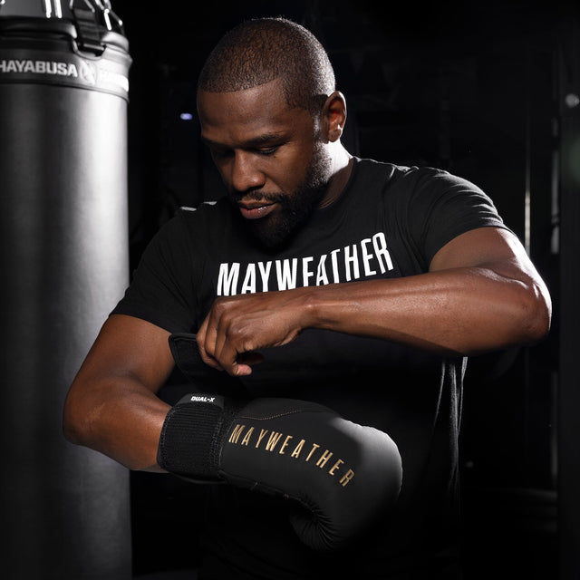 Hayabusa x Mayweather Boxhandschuhe Champ - Schwarz/Gold