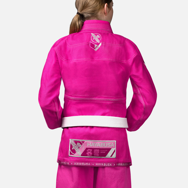 Hayabusa BJJ Gi Ascend Kinder - Rosa