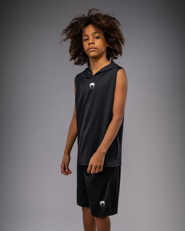 Venum Hoodie Elite Ärmellos Kinder - Schwarz