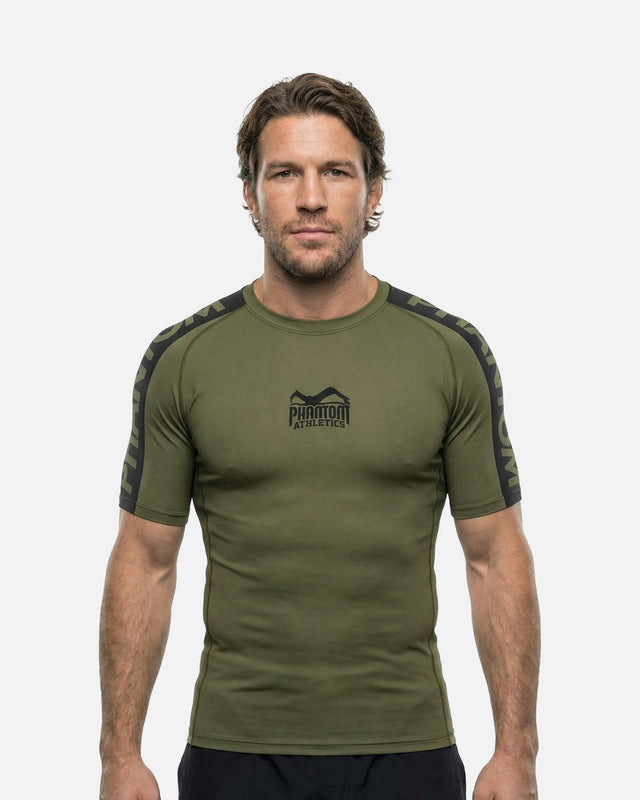 Phantom Athletics Rashguard EVO Apex Kurzarm - Army