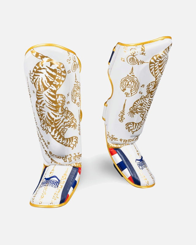 Phantom Athletics Schienbeinschoner Muay Thai - Weiß/Gold