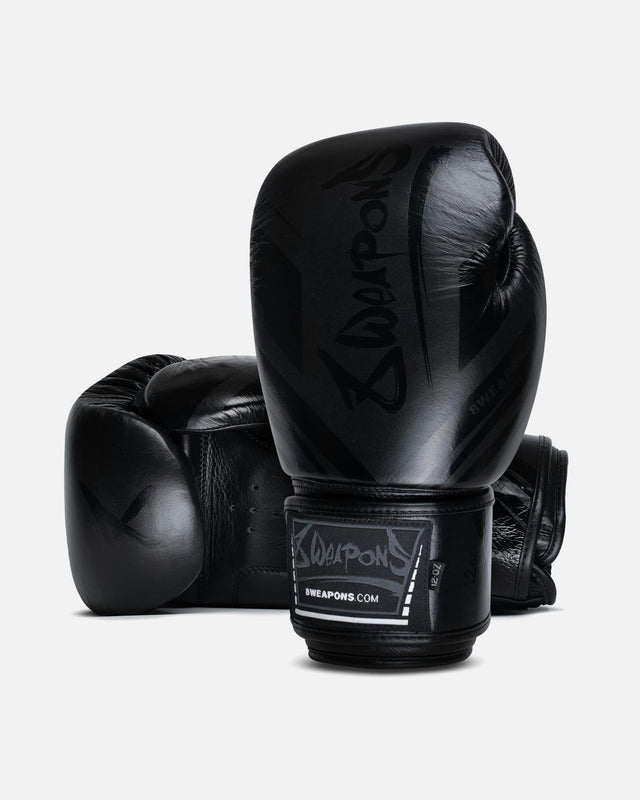 8 WEAPONS Boxhandschuhe Shift - Schwarz Matt