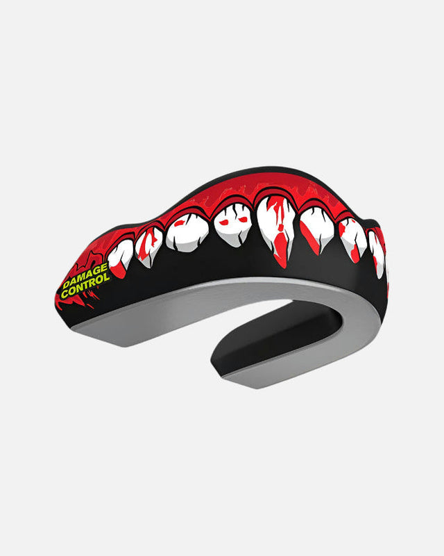 Damage Control Mundschutz Extreme Impact Series Bleeding Fangs - Schwarz/Rot