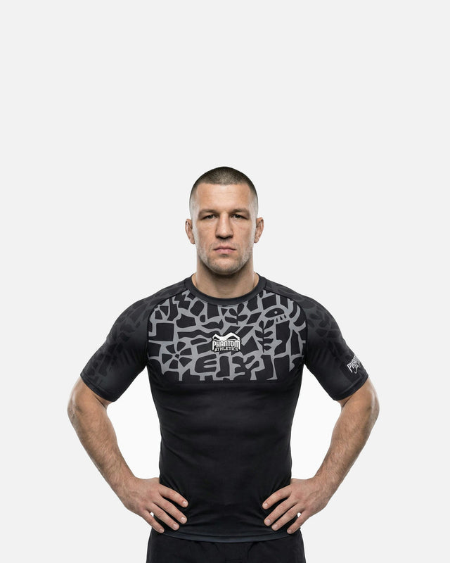 Phantom Athletics Rashguard Groundgame - Schwarz/Grau