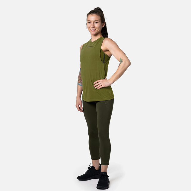 Hayabusa Tank Top Damen - Olivgrün