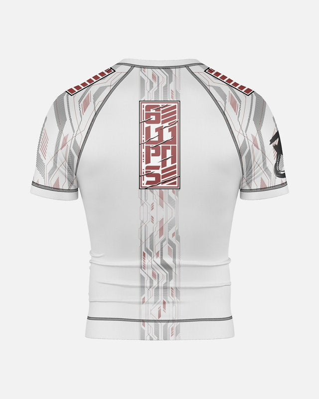8 WEAPONS Rashguard Samurai 2.0 - Weiß/Rot