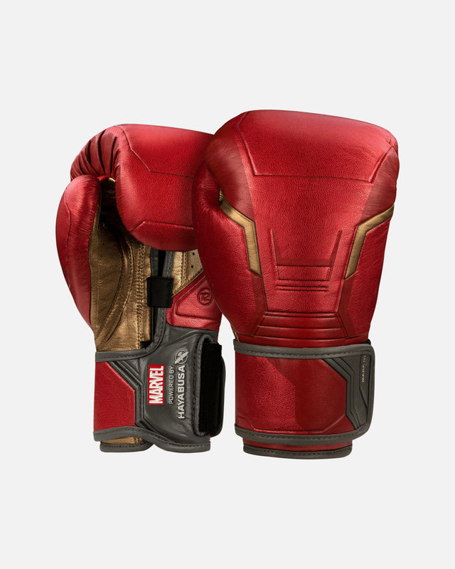 Hayabusa Marvel Boxhandschuhe Iron Man - Rot/Gold