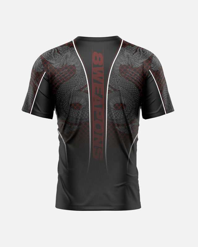8 WEAPONS T-Shirt Naga Yant - Schwarz/Rot