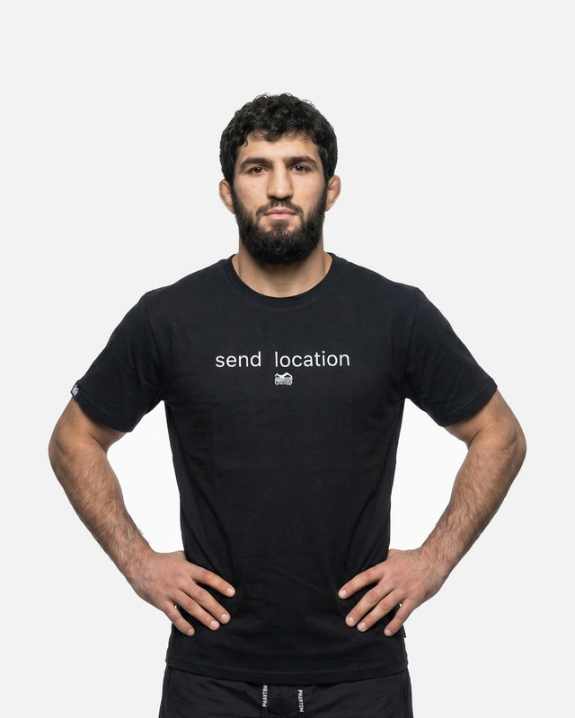 Phantom Athletics T-Shirt Send Location - Schwarz