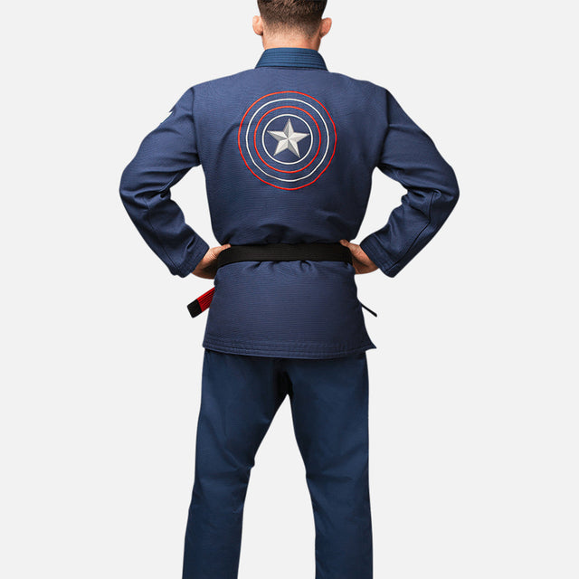 Hayabusa Marvel BJJ Gi Captain America - Blau