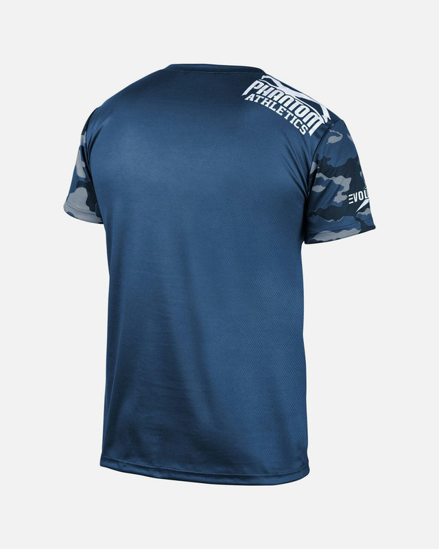 Phantom Athletics Trainingsshirt EVO Warfare - Marineblau Camo
