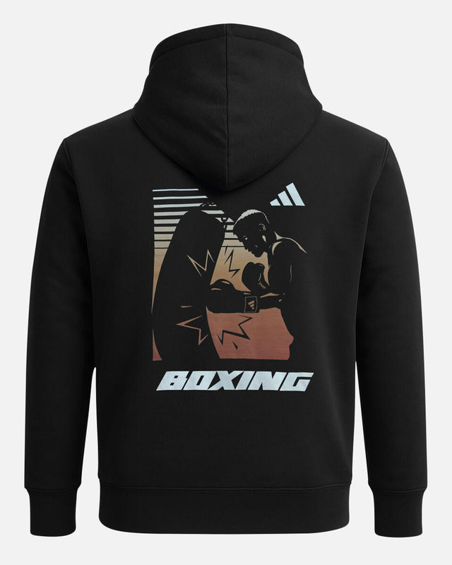Adidas Hoodie Boxing Graphic Line - Schwarz