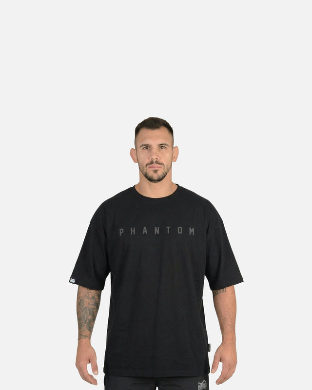 Phantom Athletics T-Shirt Vantage Oversize - Schwarz