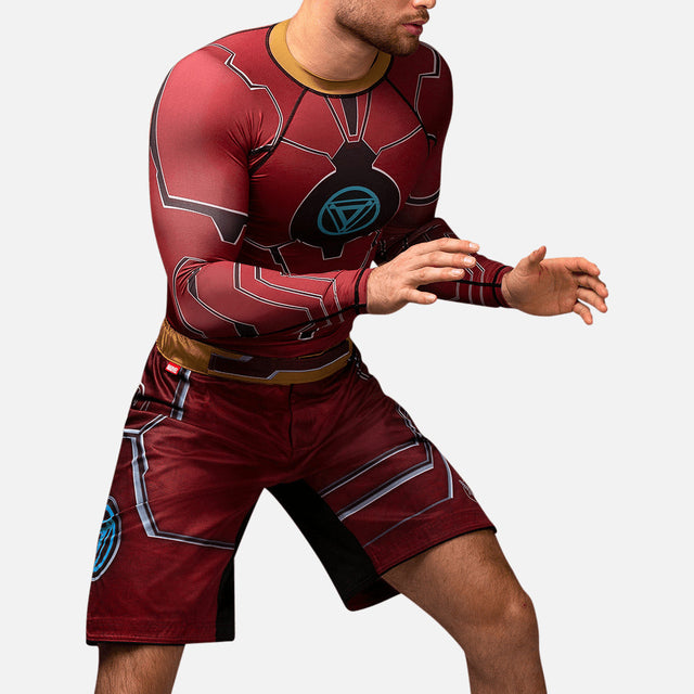 Hayabusa Marvel MMA Shorts Iron Man - Rot