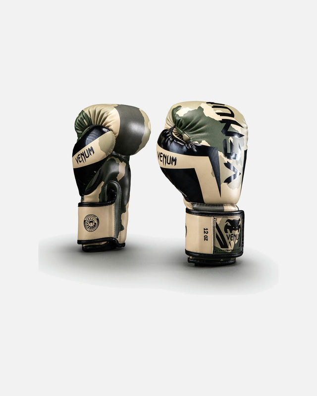 Venum Boxhandschuhe Elite - Khaki/Offwhite