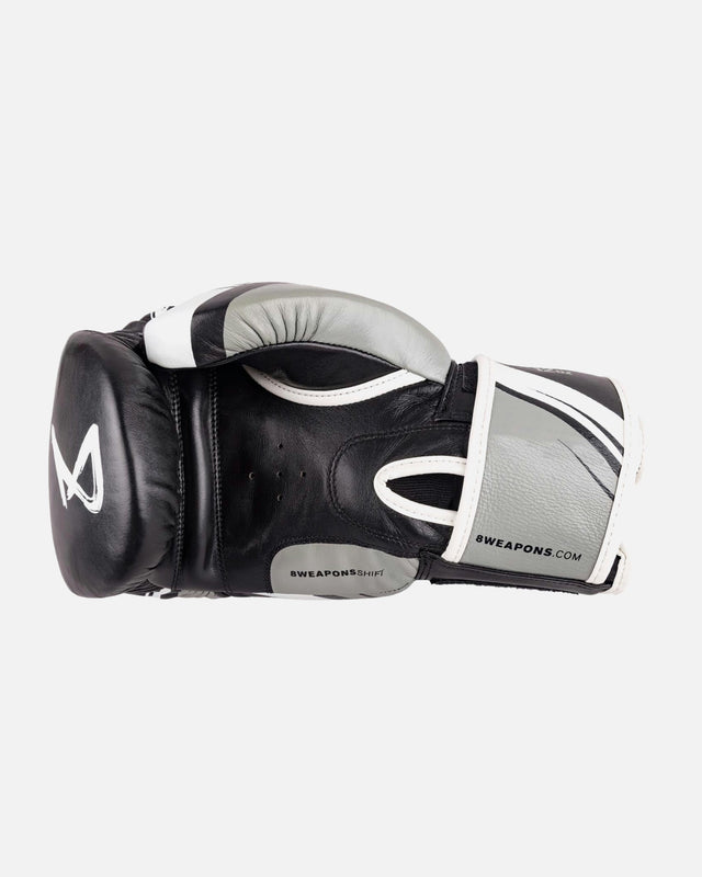 8 WEAPONS Boxhandschuhe Shift - Schwarz/Weiß