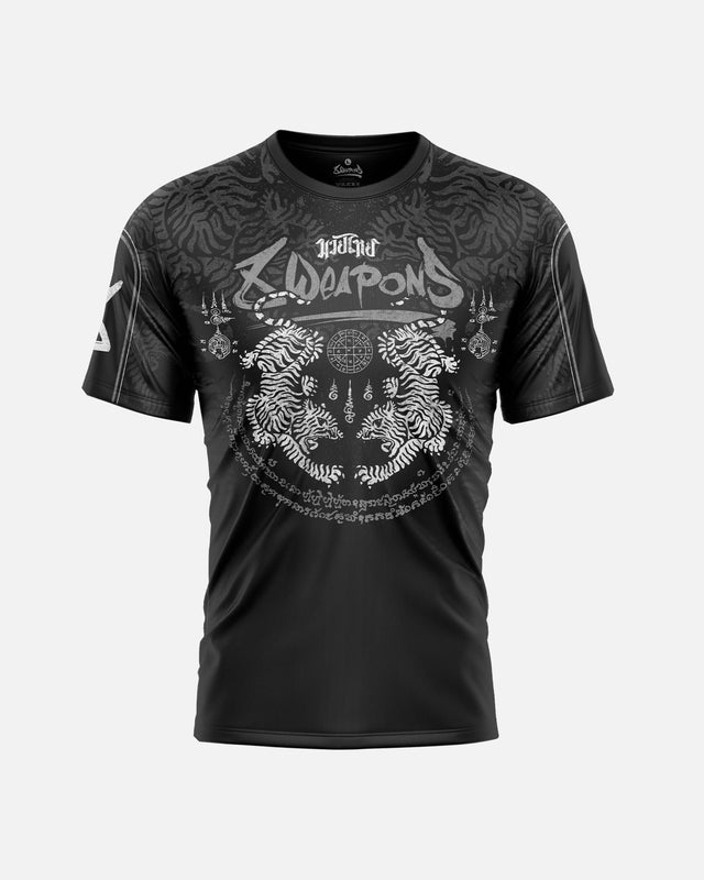 8 WEAPONS T-Shirt Functional - Schwarz/Grau