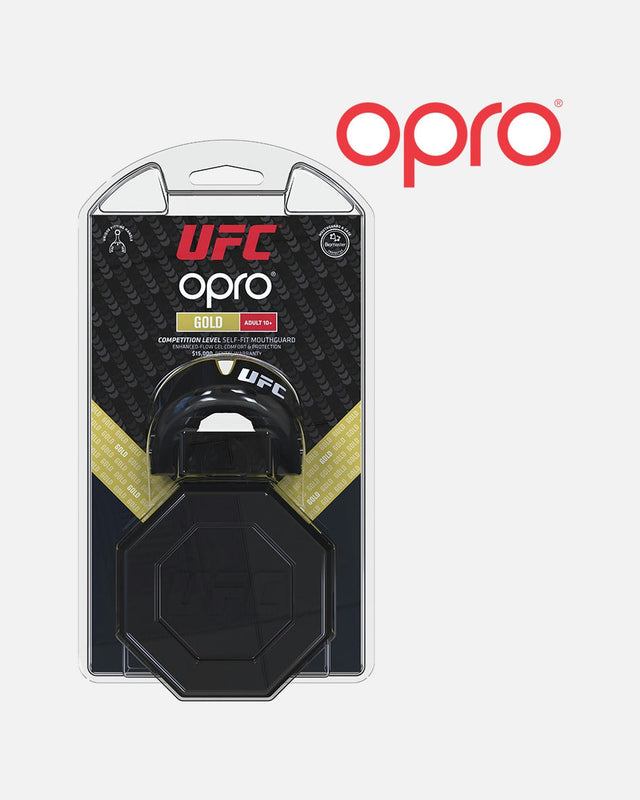 OPRO Mundschutz Gold - Schwarz Metallic/Gold