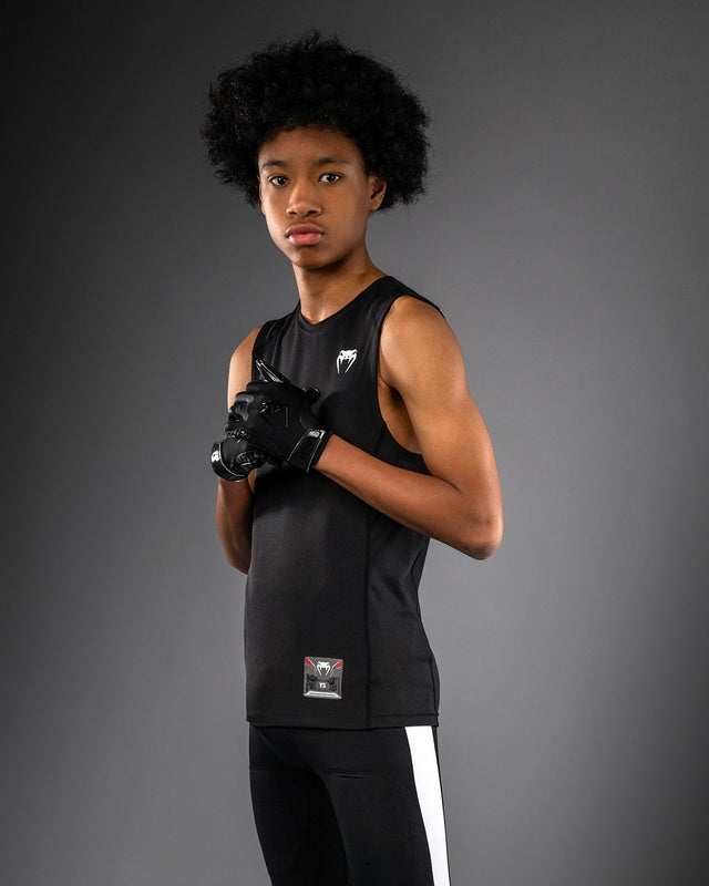 Venum Tank Top Elite Kompression Kinder - Schwarz