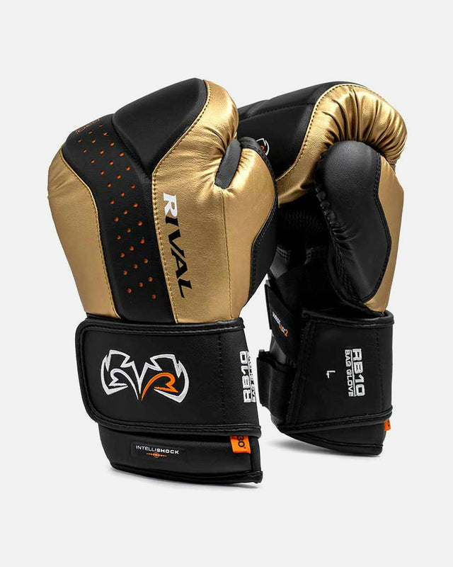 Rival Sandsackhandschuhe RB10 Intelli-Shock - Schwarz/Gold