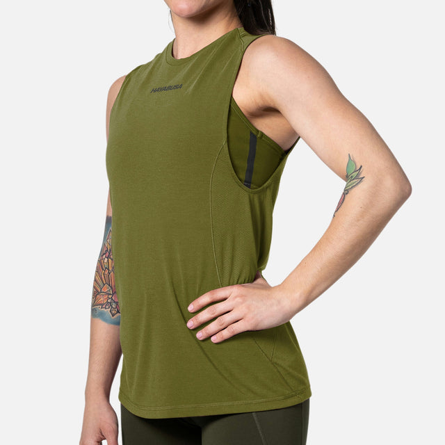 Hayabusa Tank Top Damen - Olivgrün